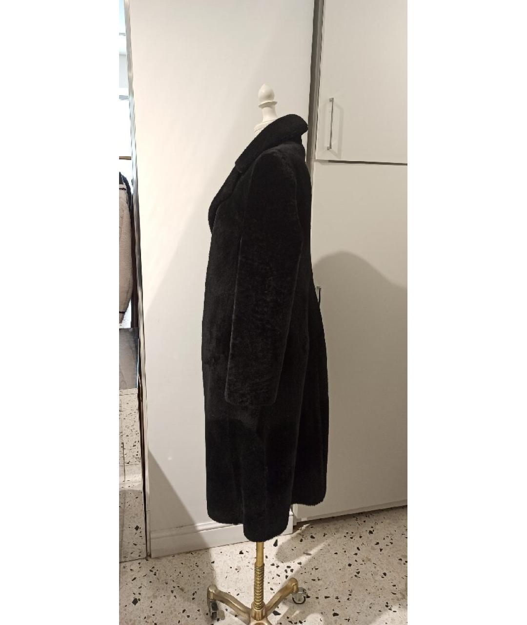 BLANCHA Черная дубленка, фото 6