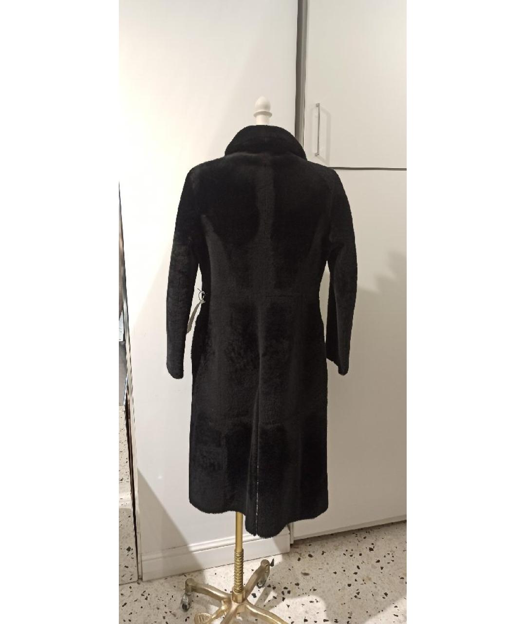 BLANCHA Черная дубленка, фото 5