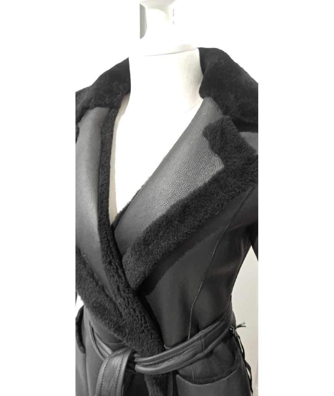 BLANCHA Черная дубленка, фото 2