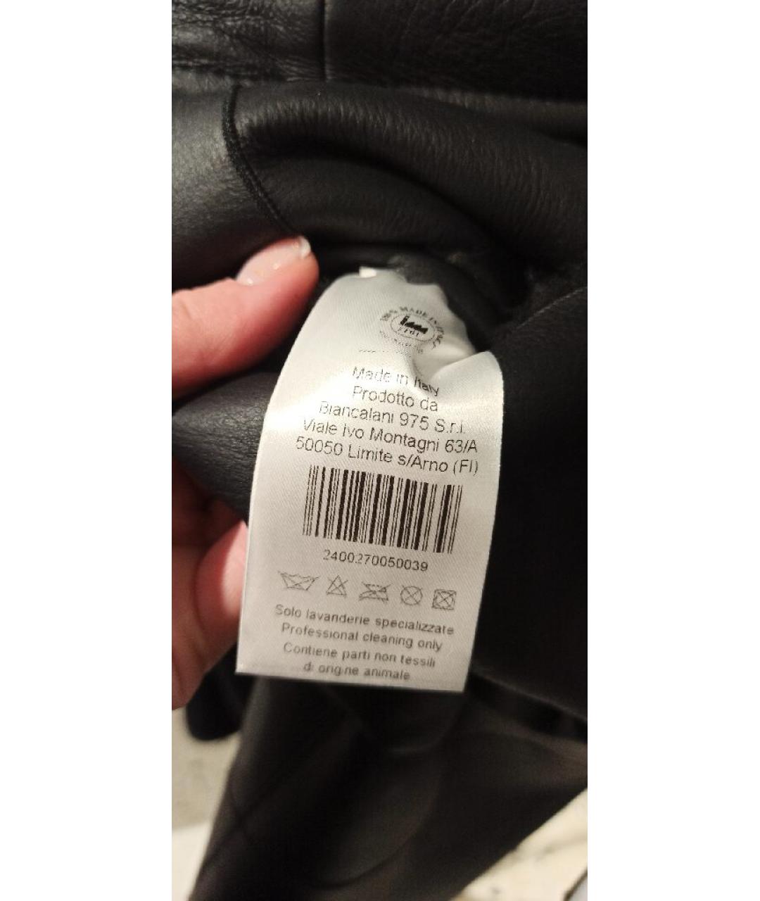 BLANCHA Черная дубленка, фото 9