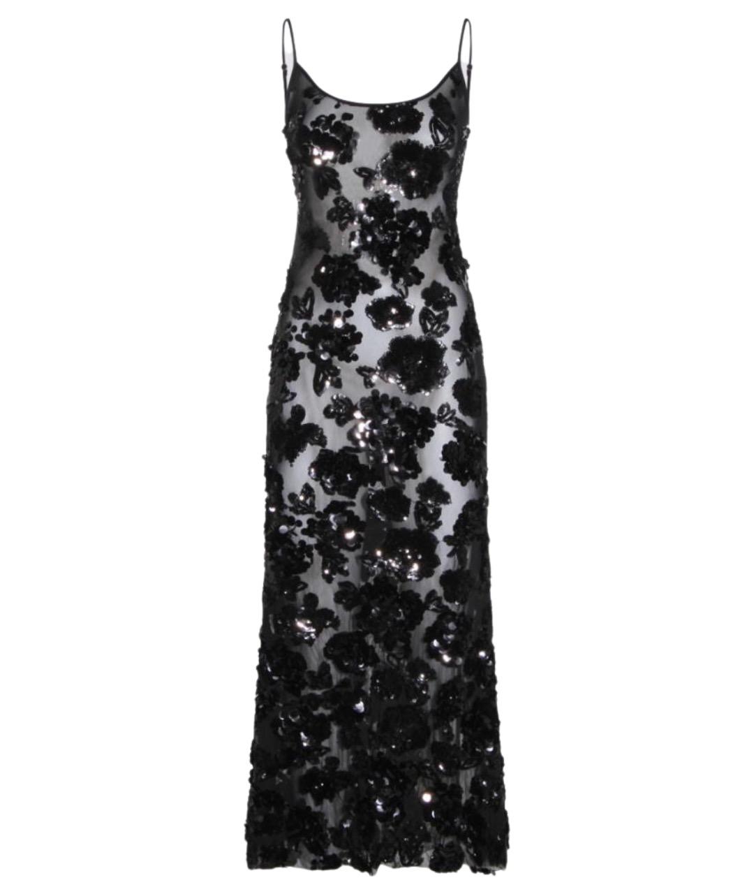 NISSA Черное полиэстеровое вечернее платье, фото 1