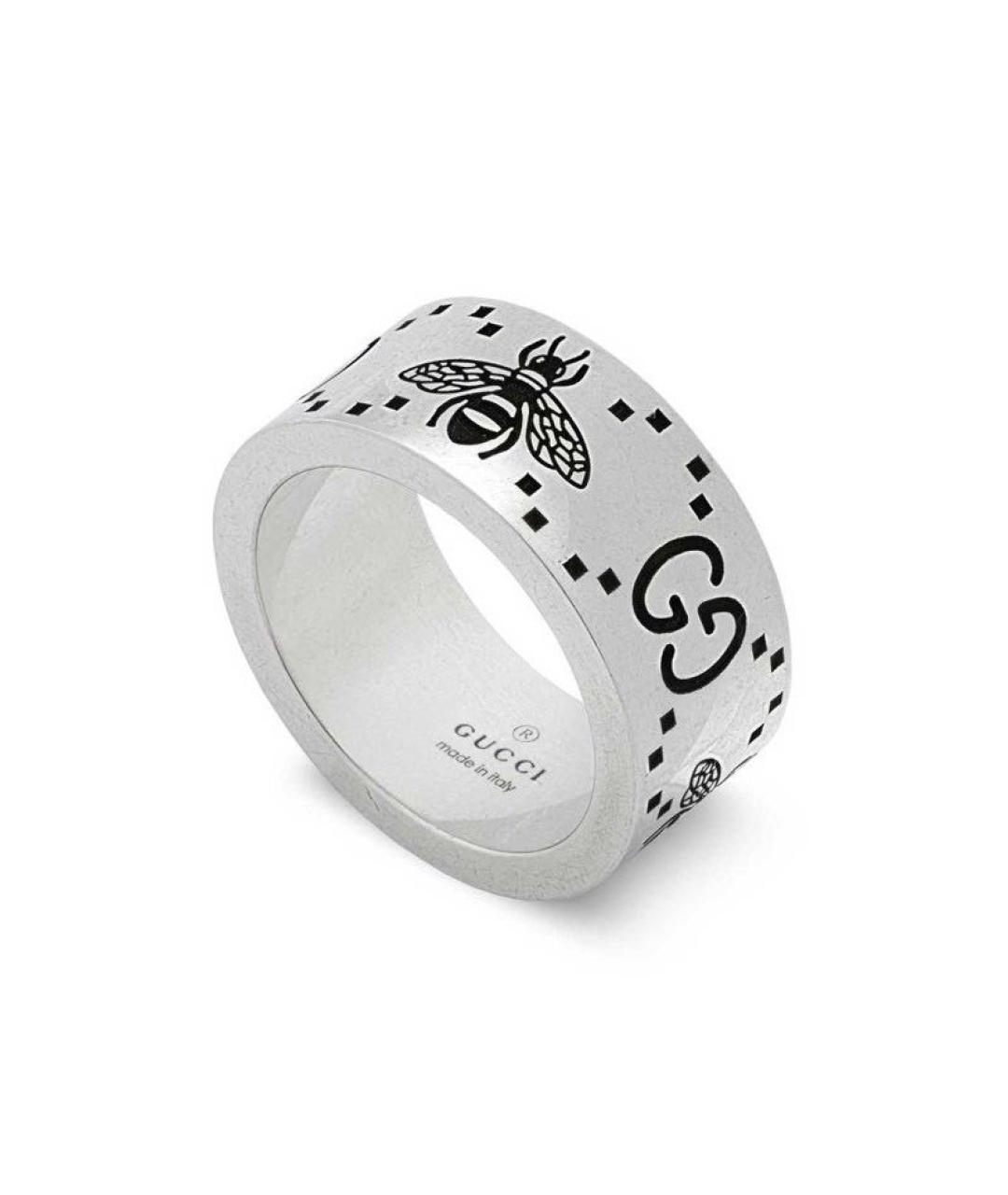 GUCCI Серебряное серебряное кольцо, фото 1