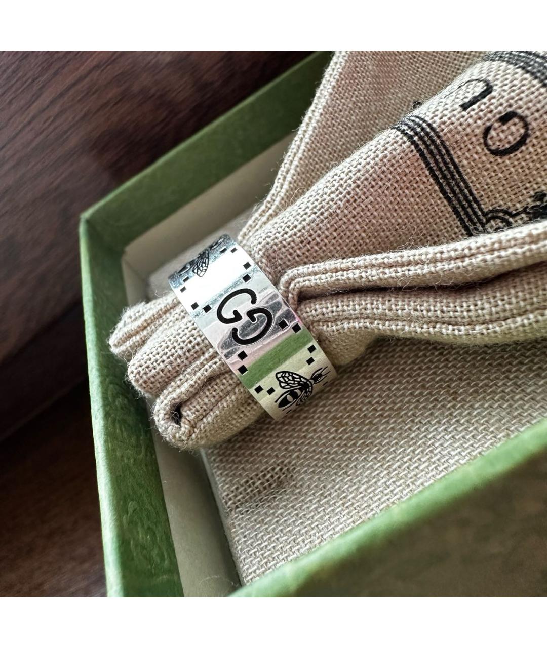 GUCCI Серебряное серебряное кольцо, фото 5