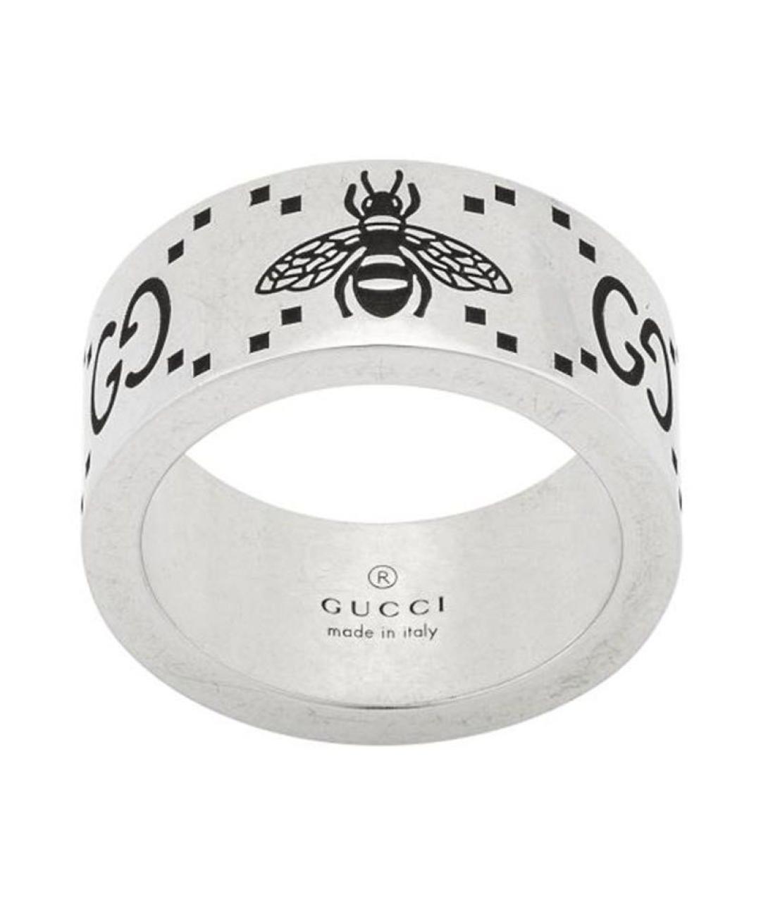 GUCCI Серебряное серебряное кольцо, фото 2