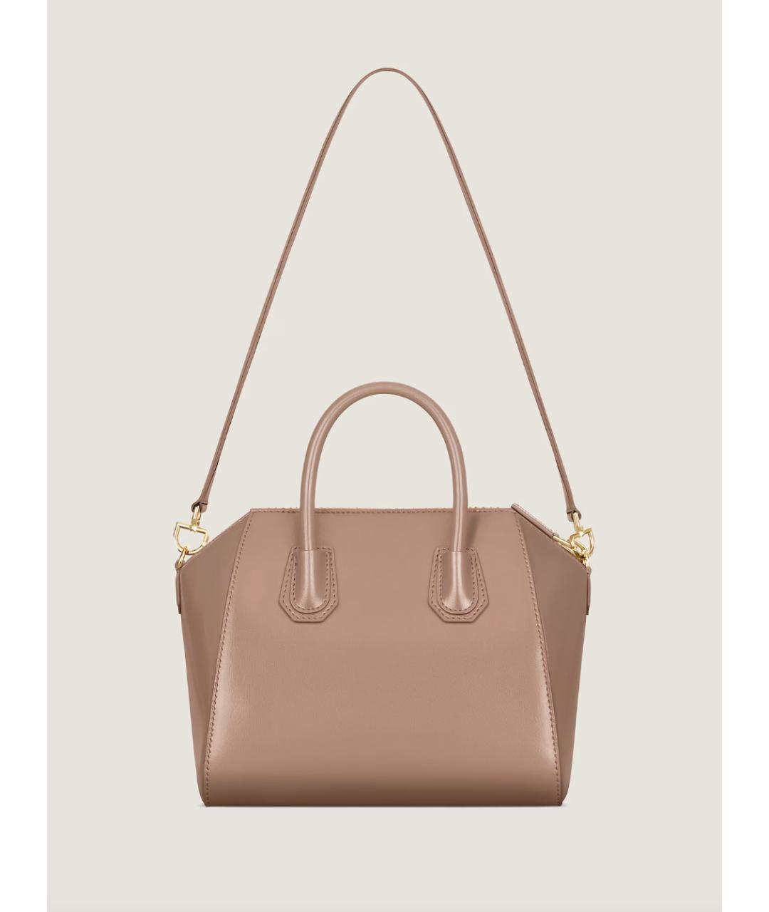 GIVENCHY Розовая кожаная сумка тоут, фото 3