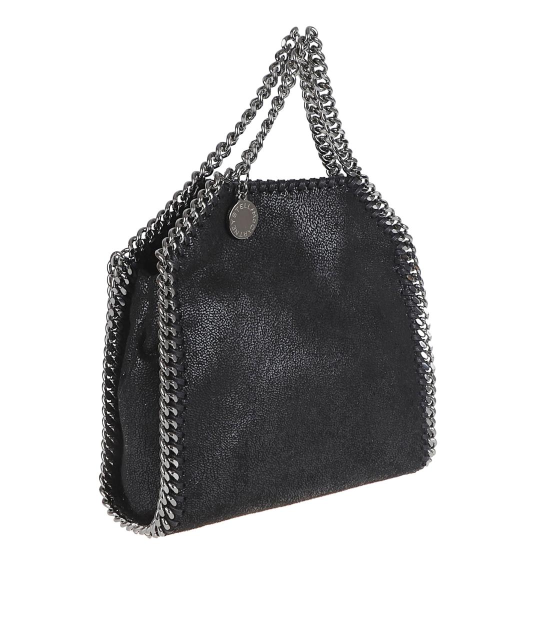 STELLA MCCARTNEY Черная сумка тоут из искусственной кожи, фото 3