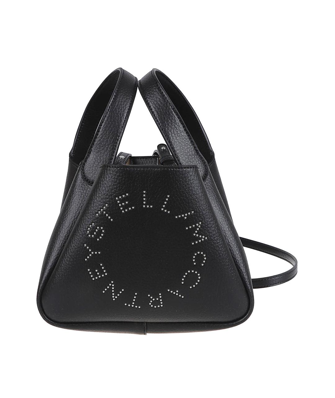 STELLA MCCARTNEY Черная сумка тоут из искусственной кожи, фото 1