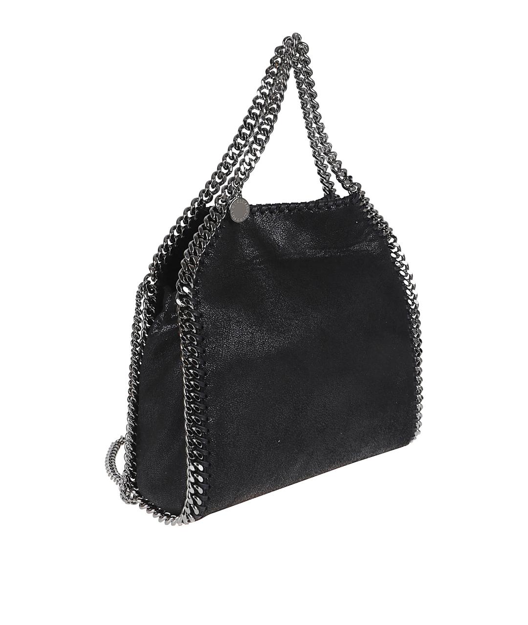 STELLA MCCARTNEY Черная сумка тоут из искусственной кожи, фото 3