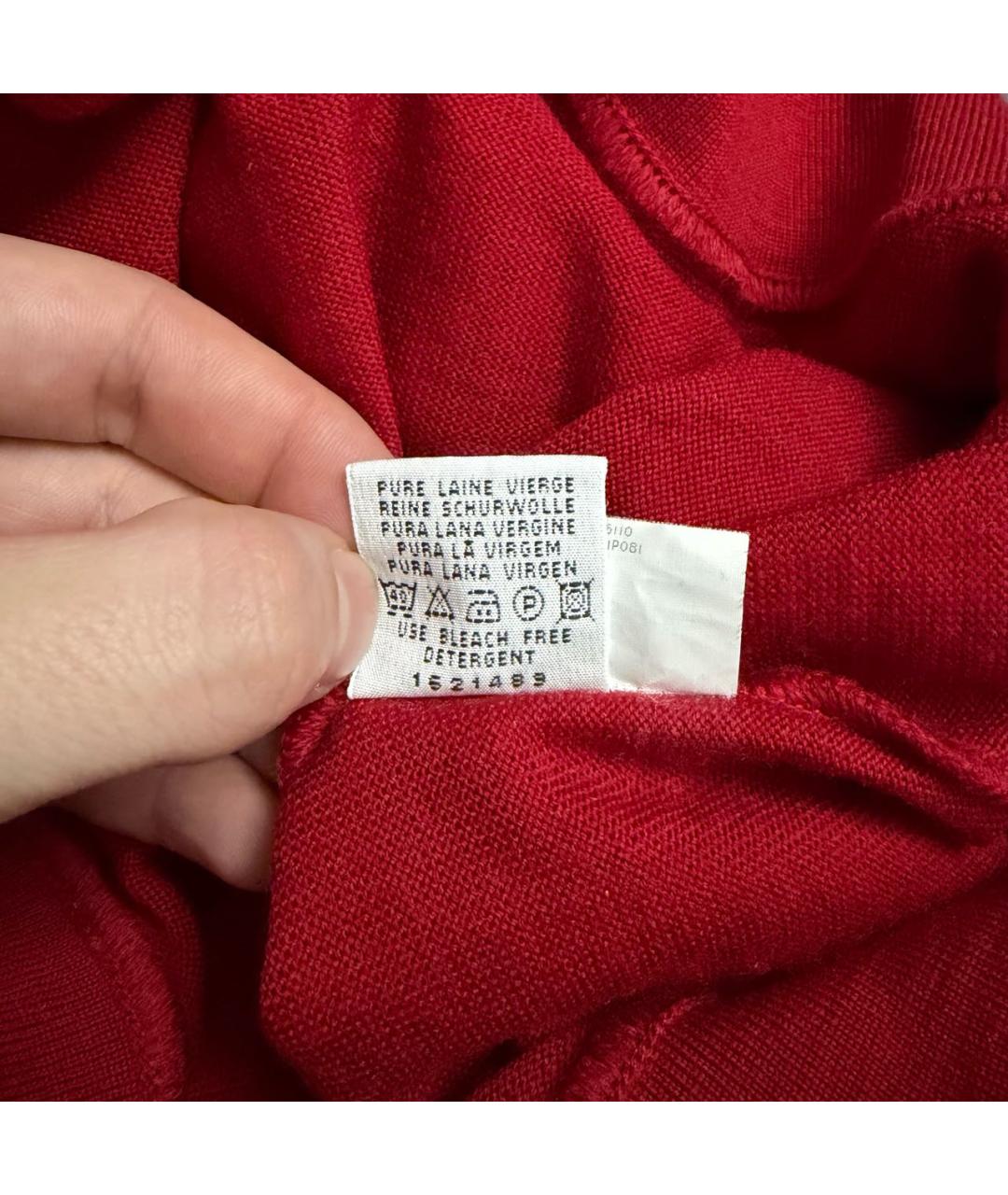 PAUL & SHARK Красный шерстяной джемпер / свитер, фото 6