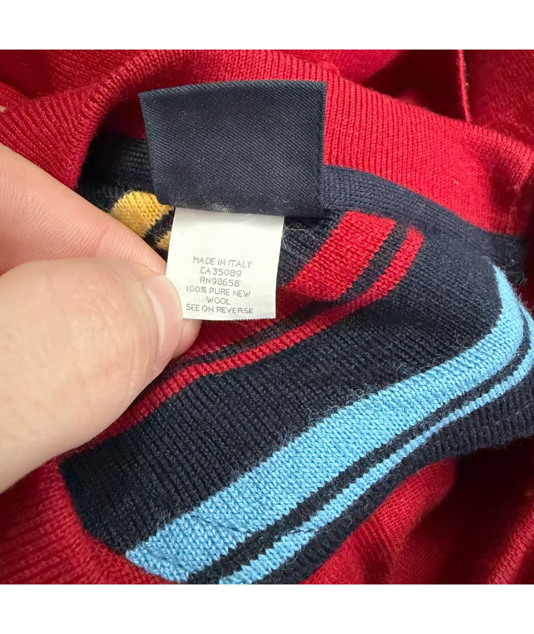 PAUL & SHARK Красный шерстяной джемпер / свитер, фото 5