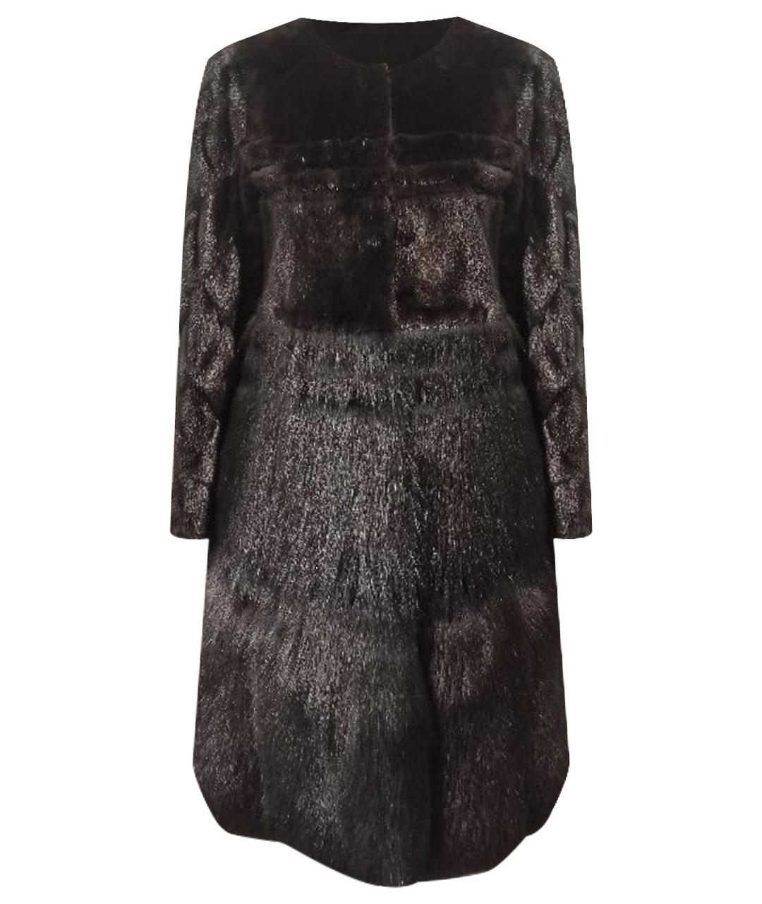 SAINT LAURENT Черная шуба, фото 1