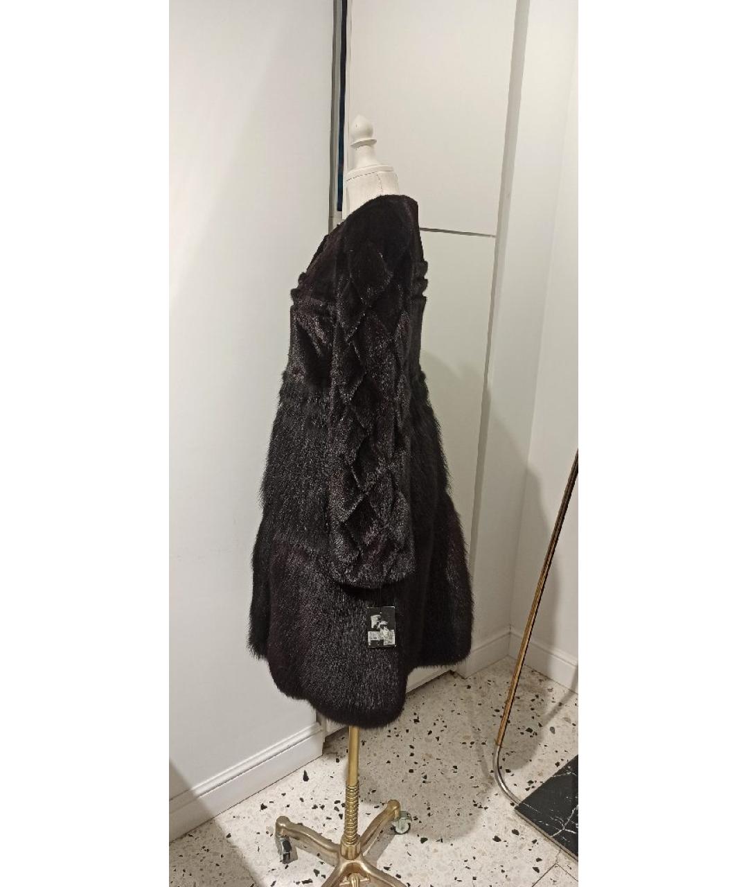 SAINT LAURENT Черная шуба, фото 2