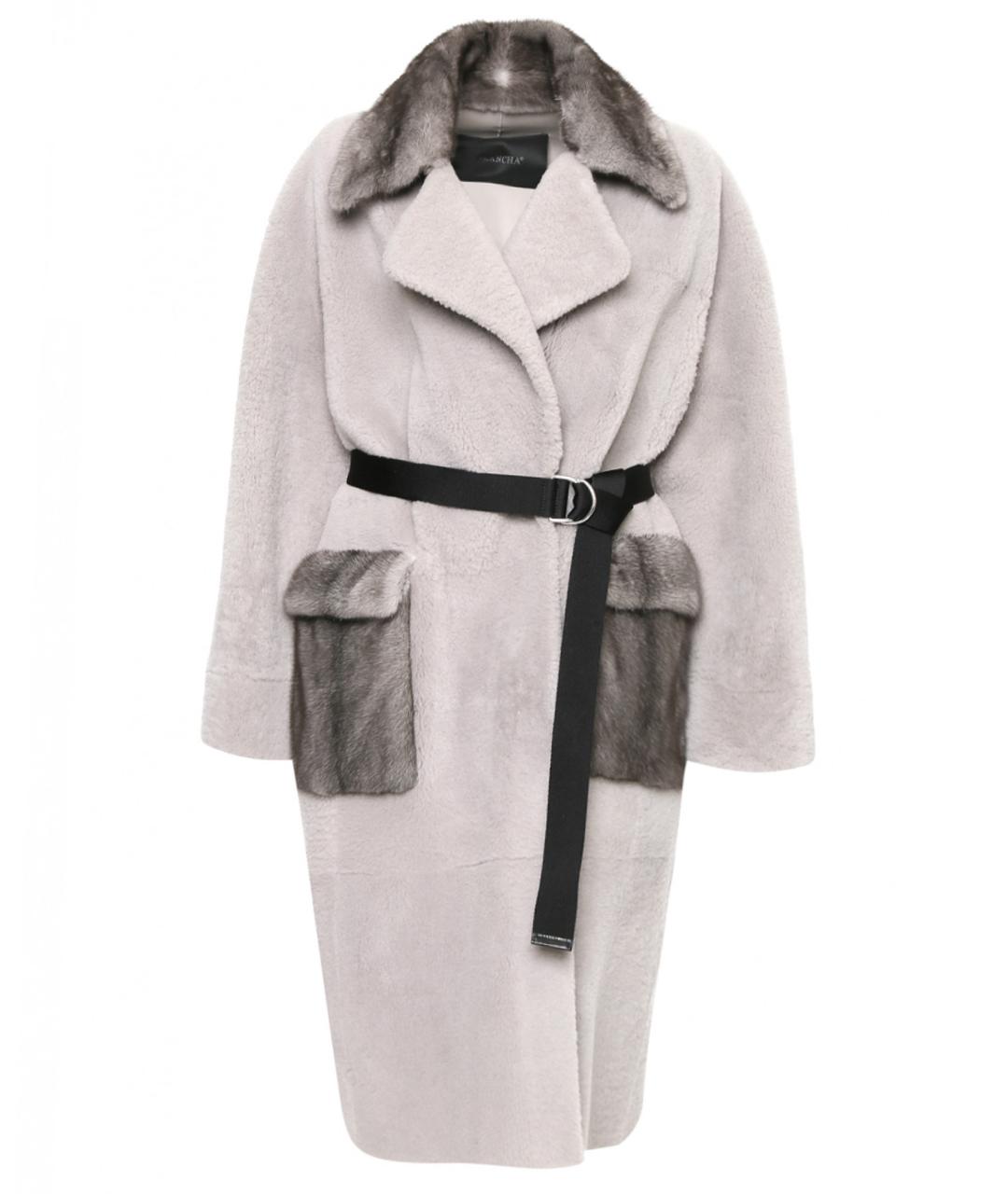 BLANCHA Серая дубленка, фото 1