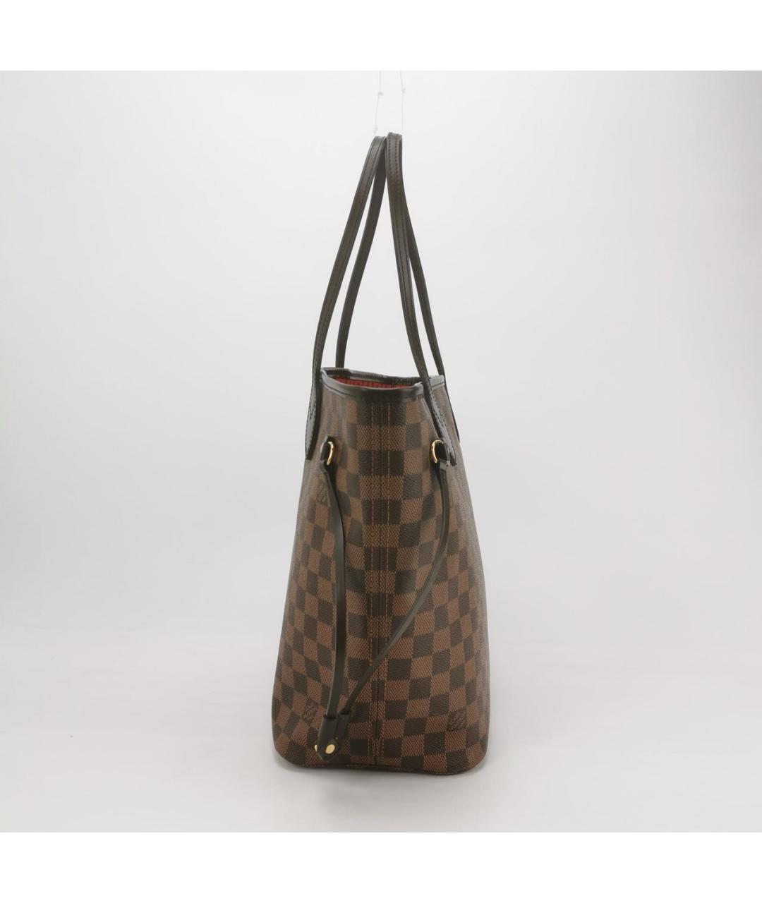 LOUIS VUITTON Коричневая кожаная сумка через плечо, фото 2