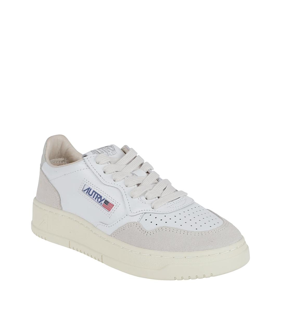 AUTRY Белые кожаные кроссовки, фото 2