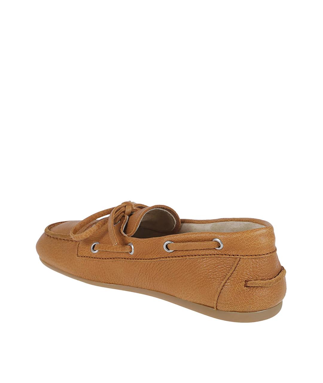 MIU MIU Бежевые бархатные лоферы, фото 3