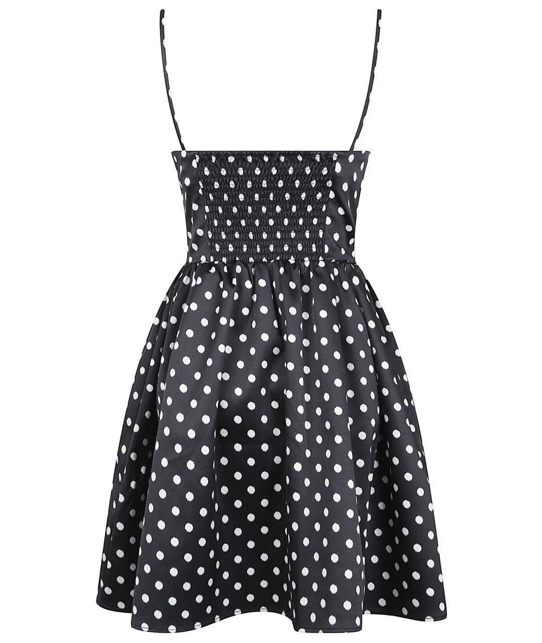 GANNI Черное полиэстеровое коктейльное платье, фото 3