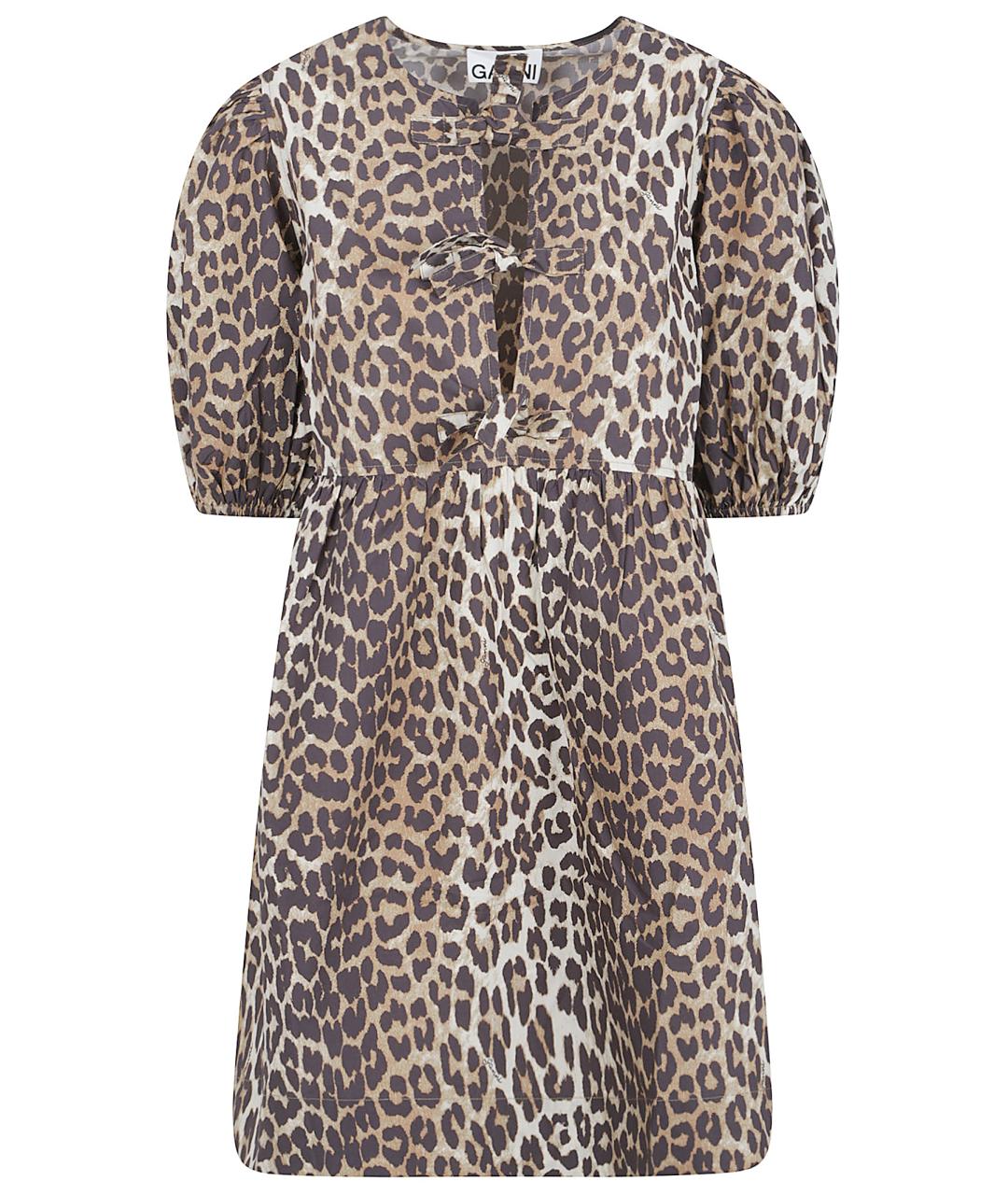 GANNI Мульти хлопковое платье, фото 1