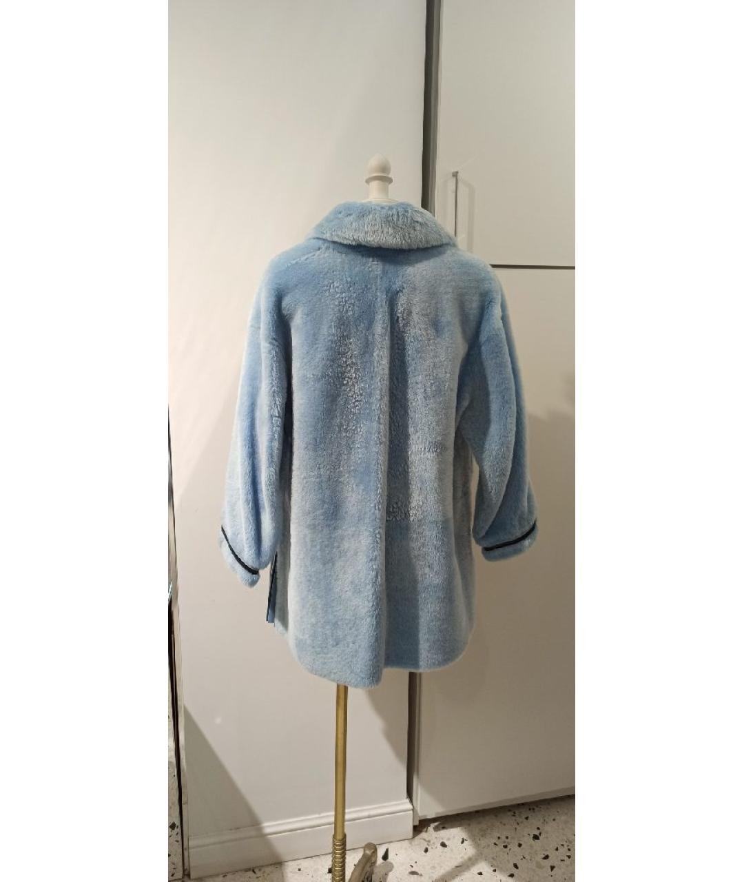 FENDI Голубая шуба, фото 3
