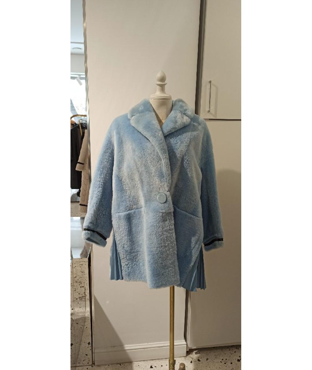 FENDI Голубая шуба, фото 10