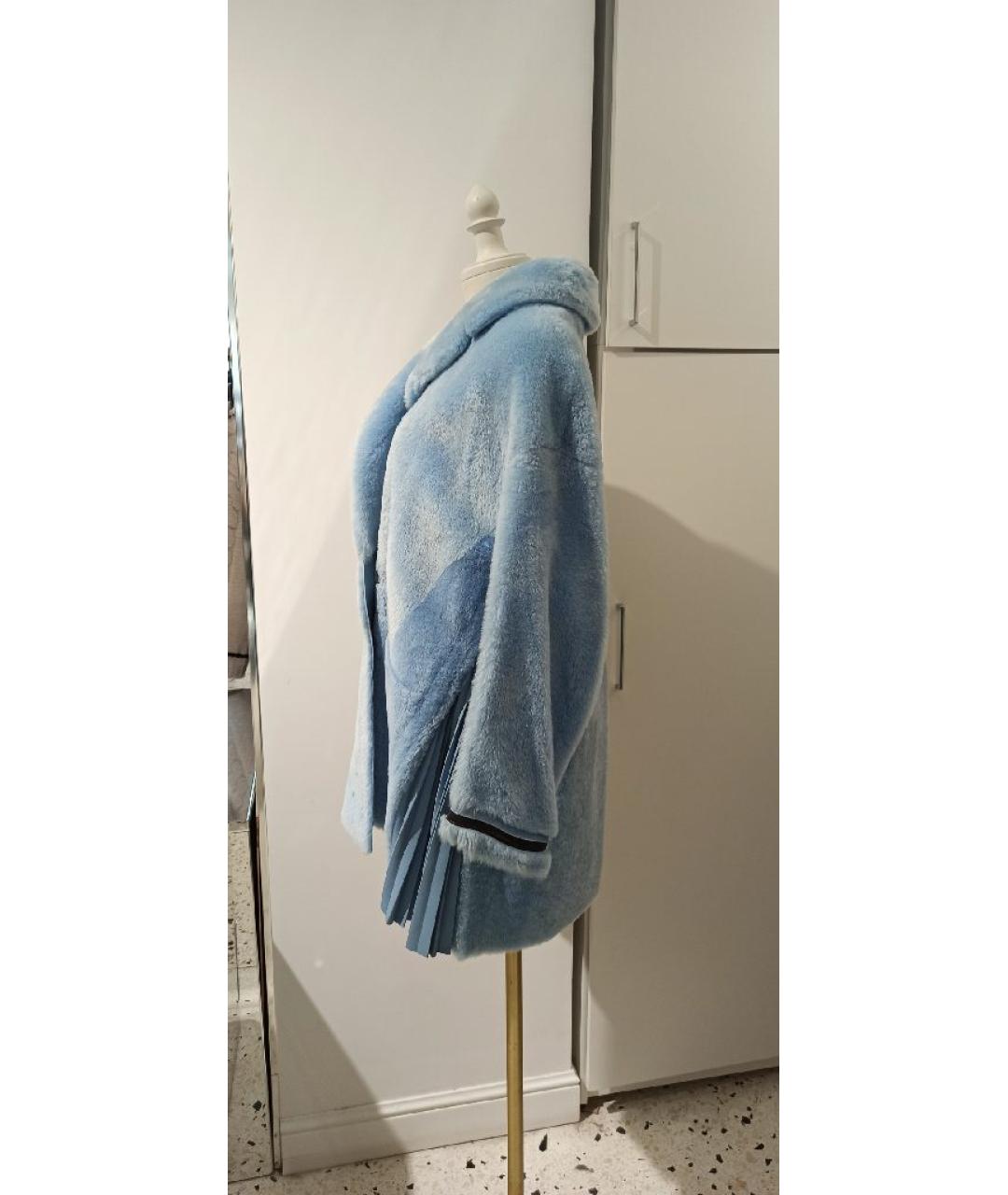 FENDI Голубая шуба, фото 2