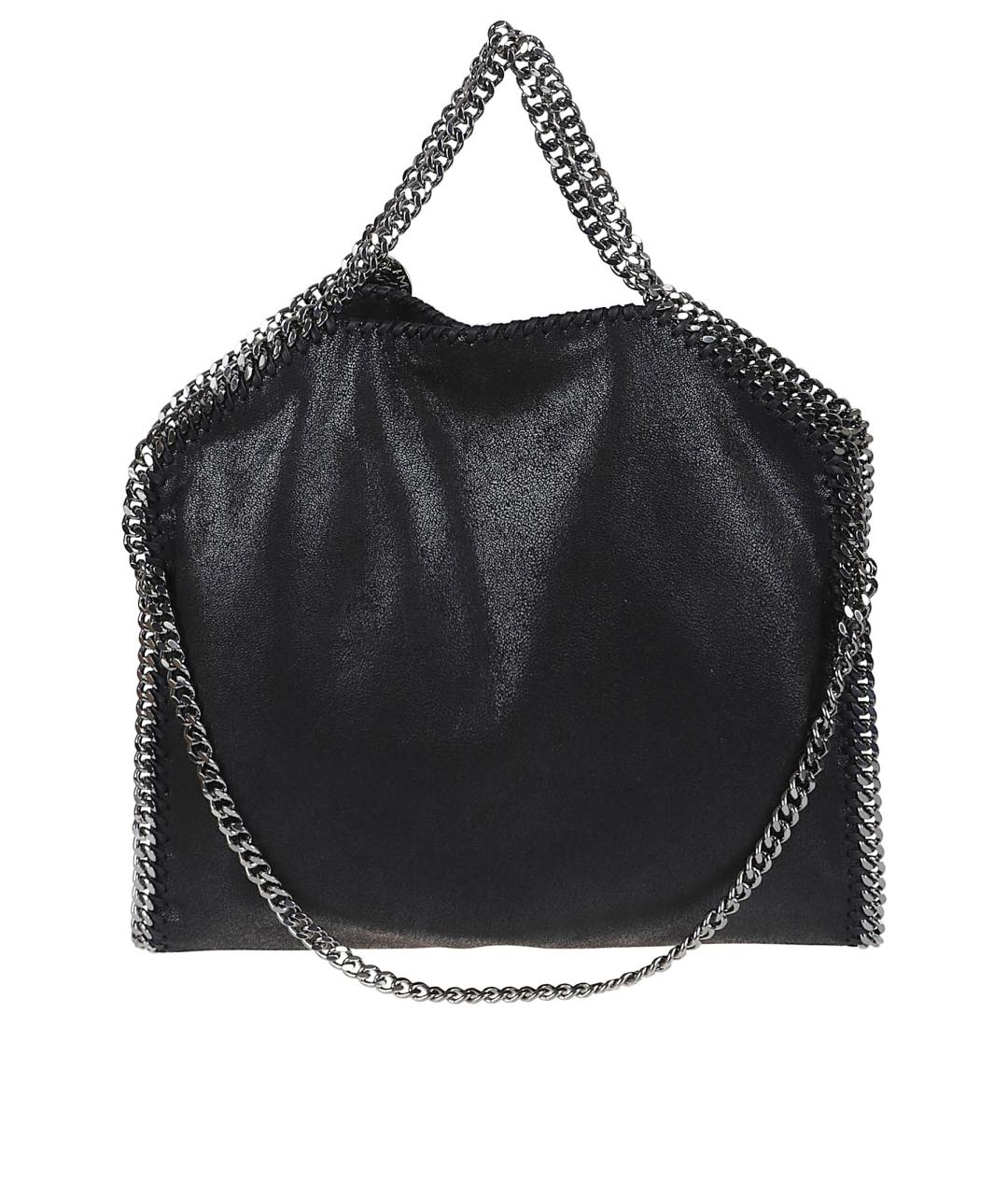 STELLA MCCARTNEY Черная сумка тоут из искусственной кожи, фото 2