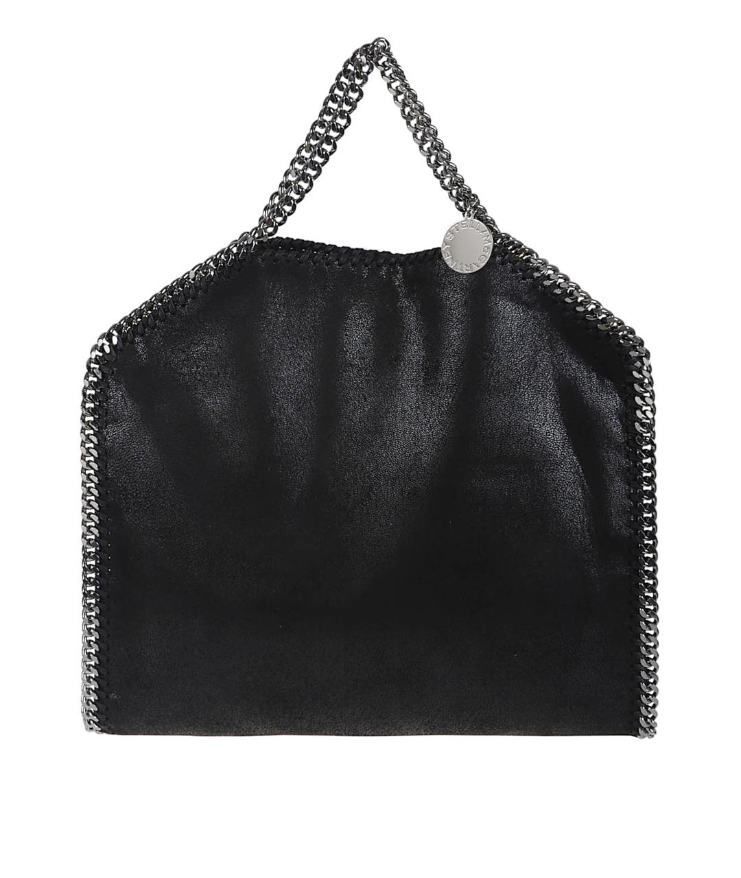 STELLA MCCARTNEY Черная сумка тоут из искусственной кожи, фото 1