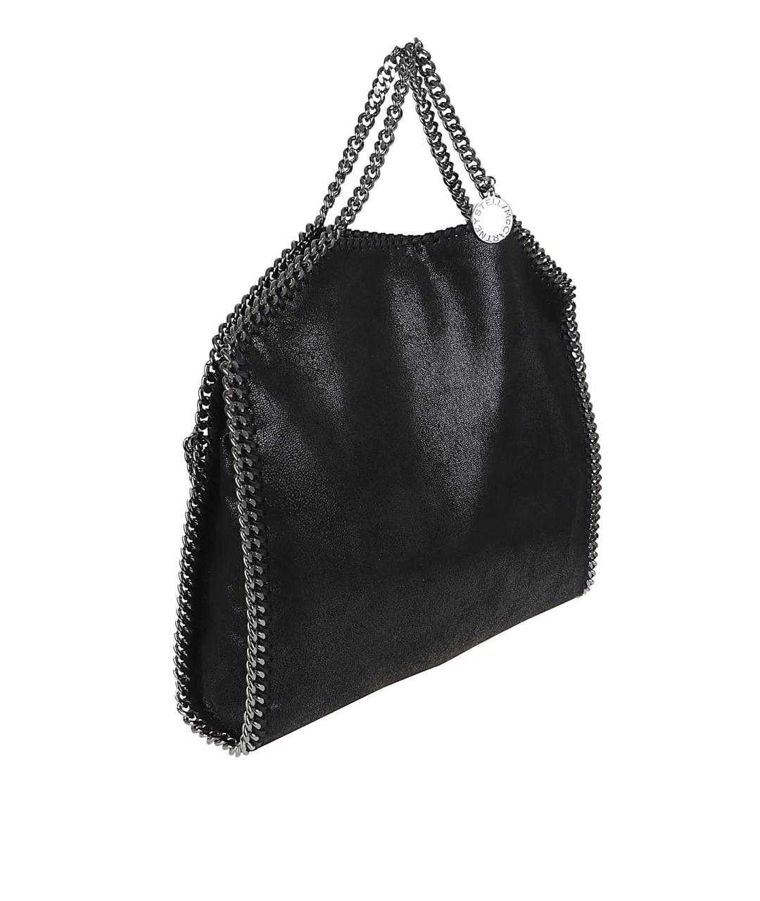 STELLA MCCARTNEY Черная сумка тоут из искусственной кожи, фото 3