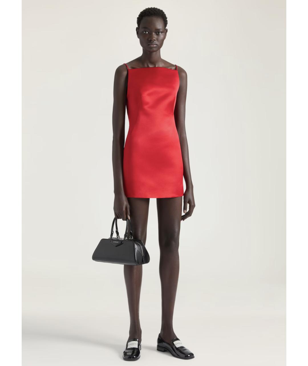 GIVENCHY Черная кожаная сумка тоут, фото 2