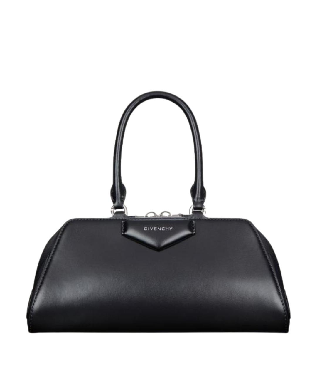 GIVENCHY Черная кожаная сумка тоут, фото 1