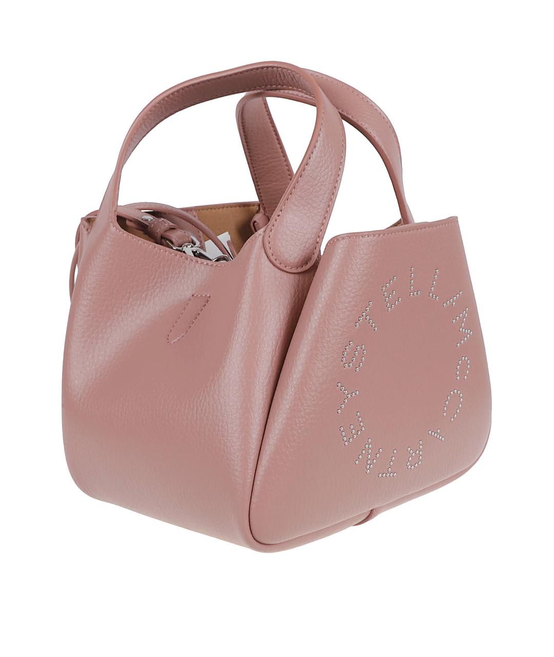STELLA MCCARTNEY Розовая сумка тоут из искусственной кожи, фото 3