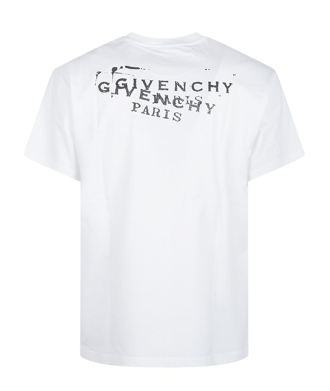 GIVENCHY Белая хлопковая футболка, фото 3