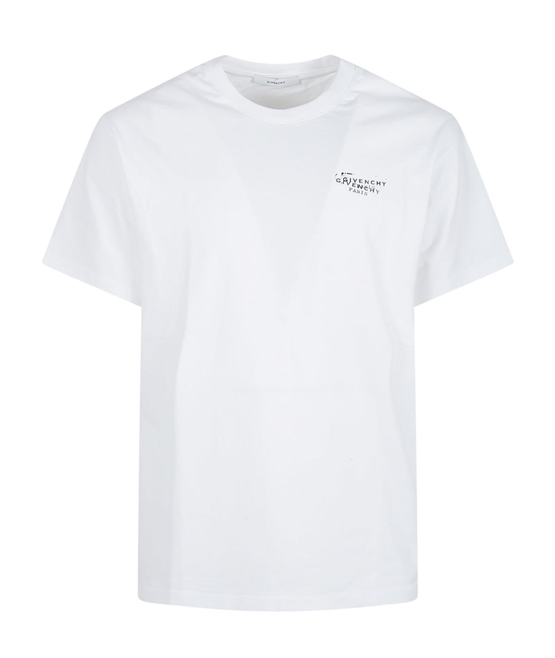 GIVENCHY Белая хлопковая футболка, фото 1