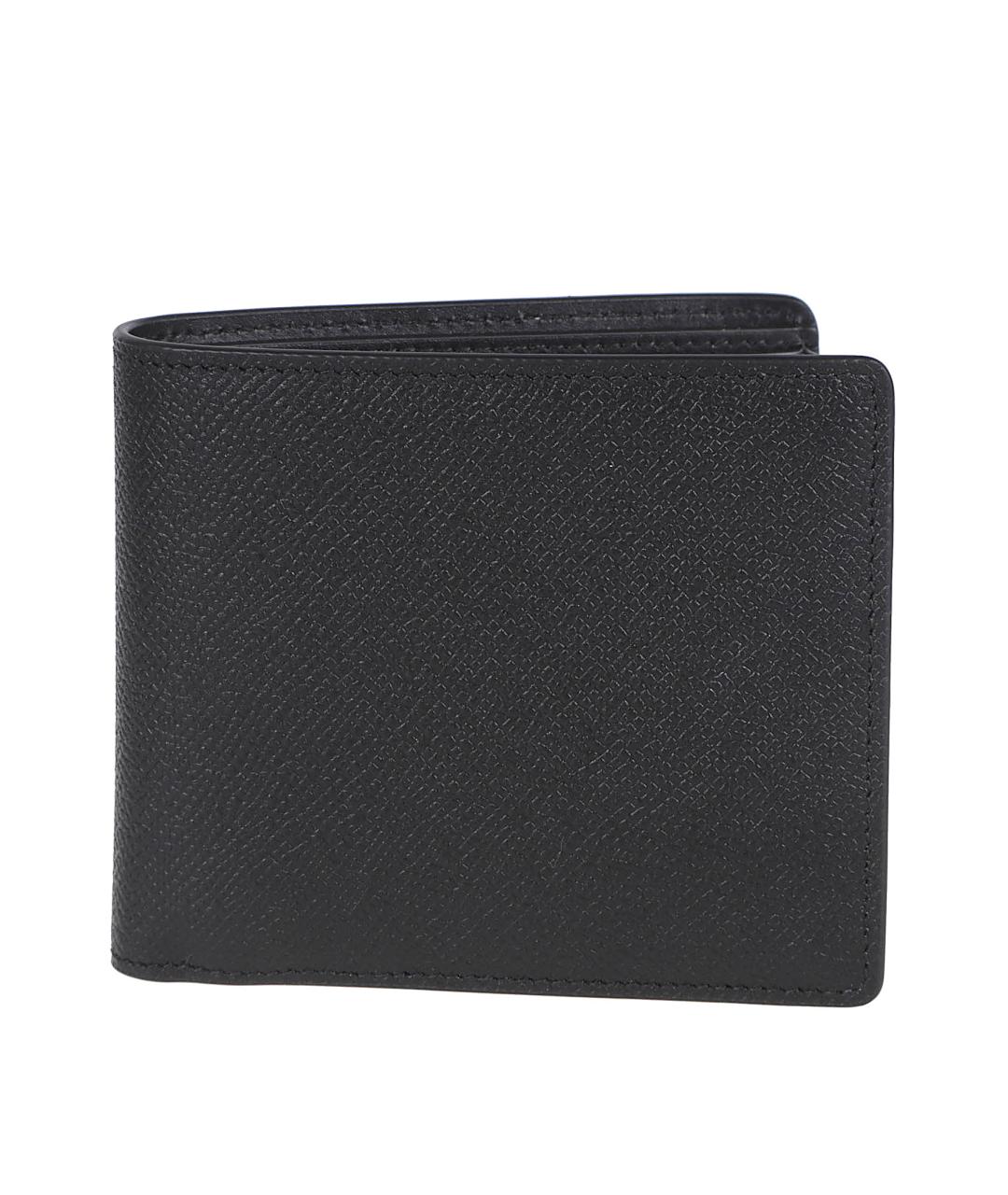 MAISON MARGIELA Черный кожаный кошелек, фото 1