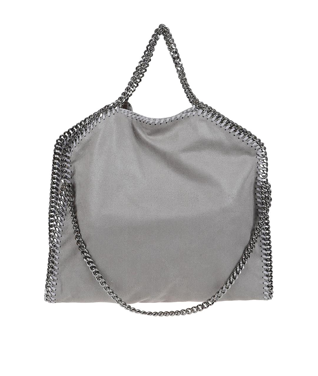STELLA MCCARTNEY Серая сумка тоут из искусственной кожи, фото 2