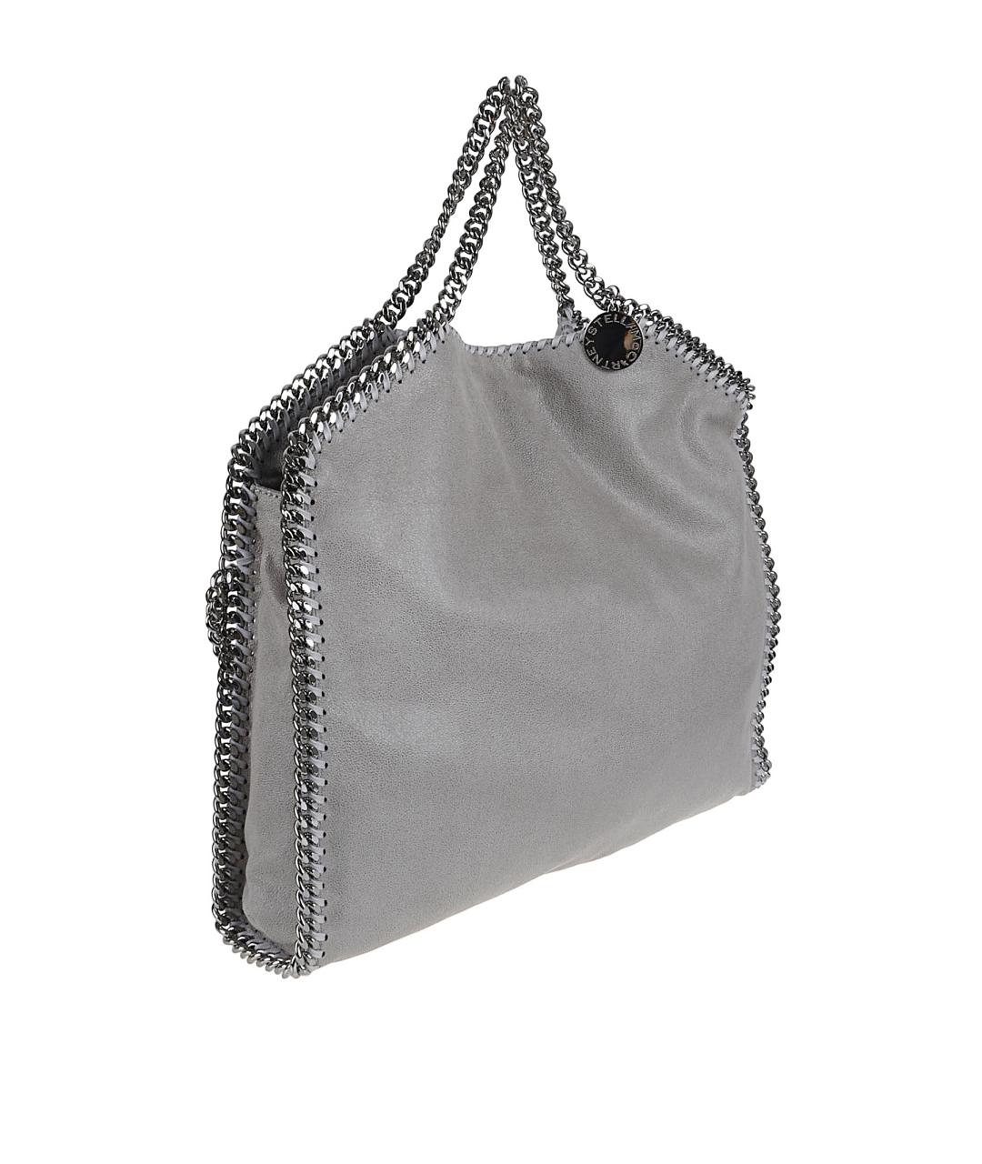 STELLA MCCARTNEY Серая сумка тоут из искусственной кожи, фото 3