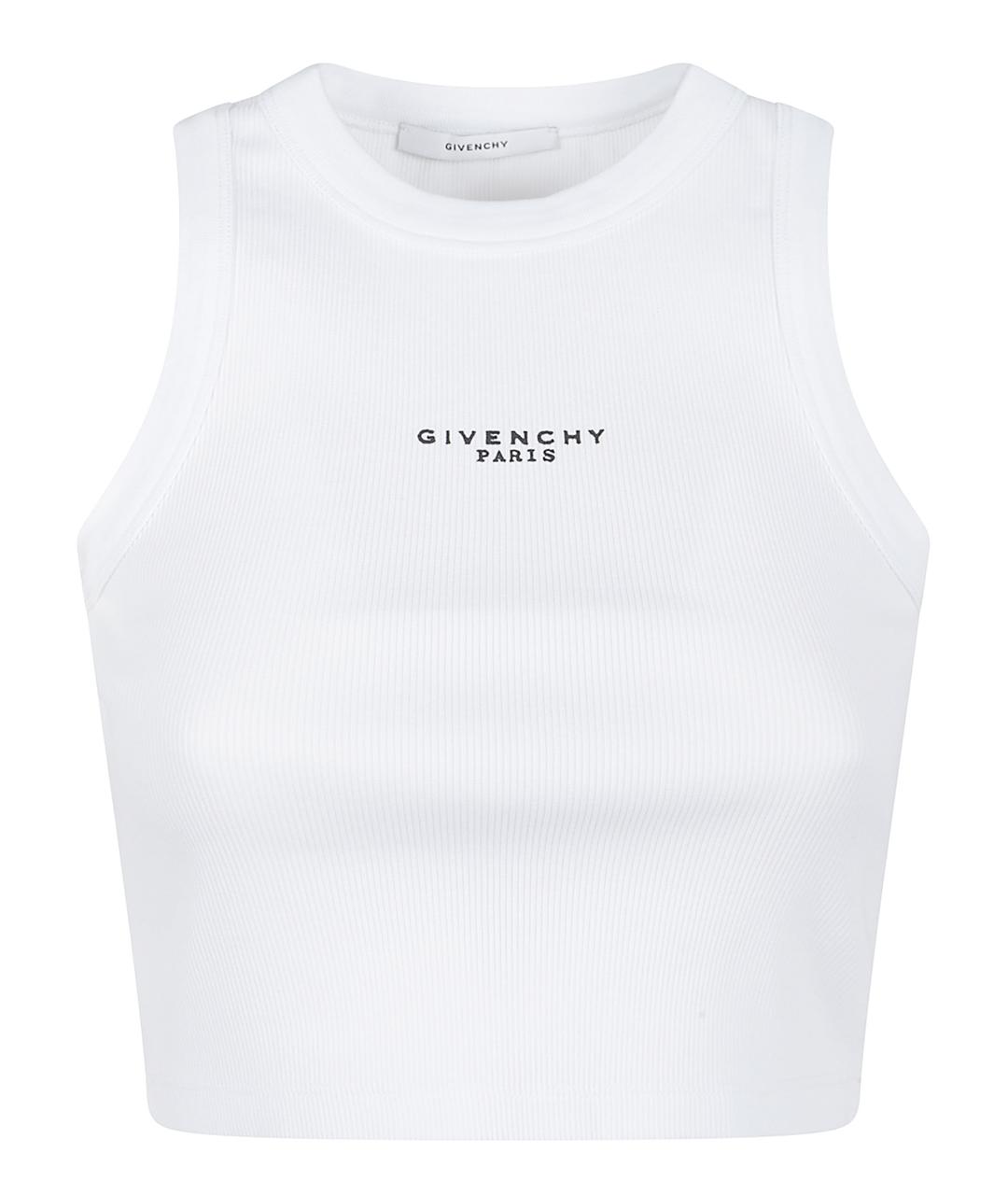 GIVENCHY Белая хлопковая майка, фото 1