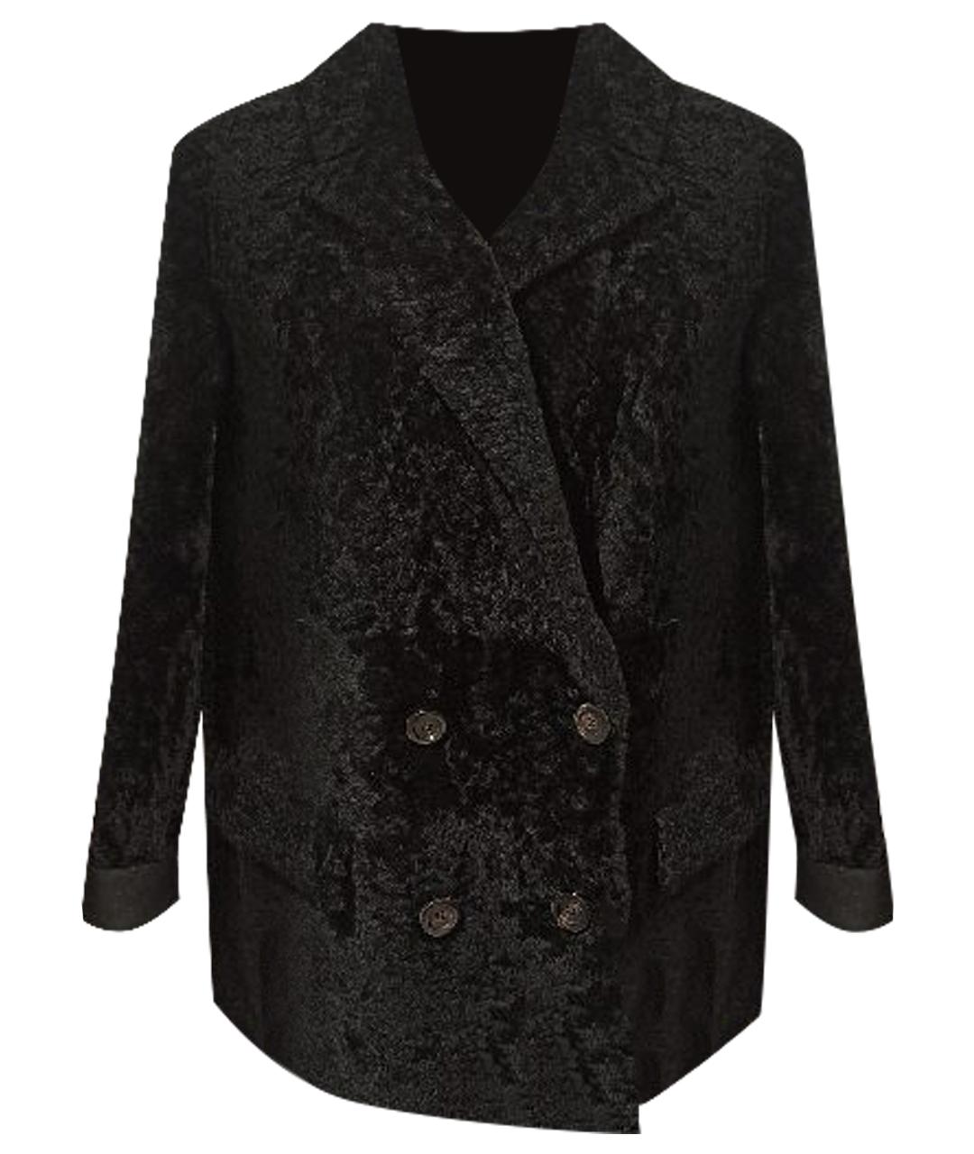 BLANCHA Черная дубленка, фото 1