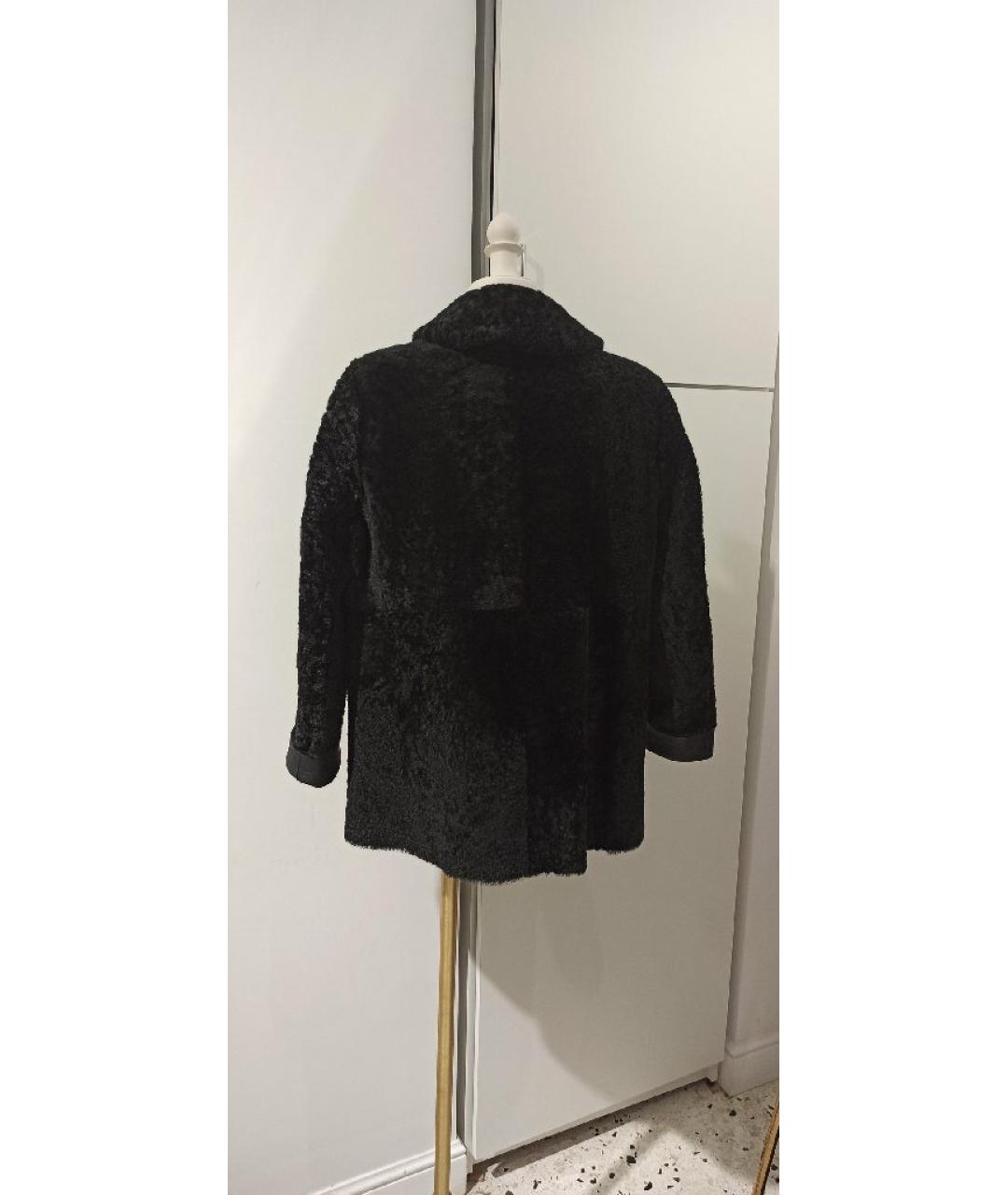 BLANCHA Черная дубленка, фото 3
