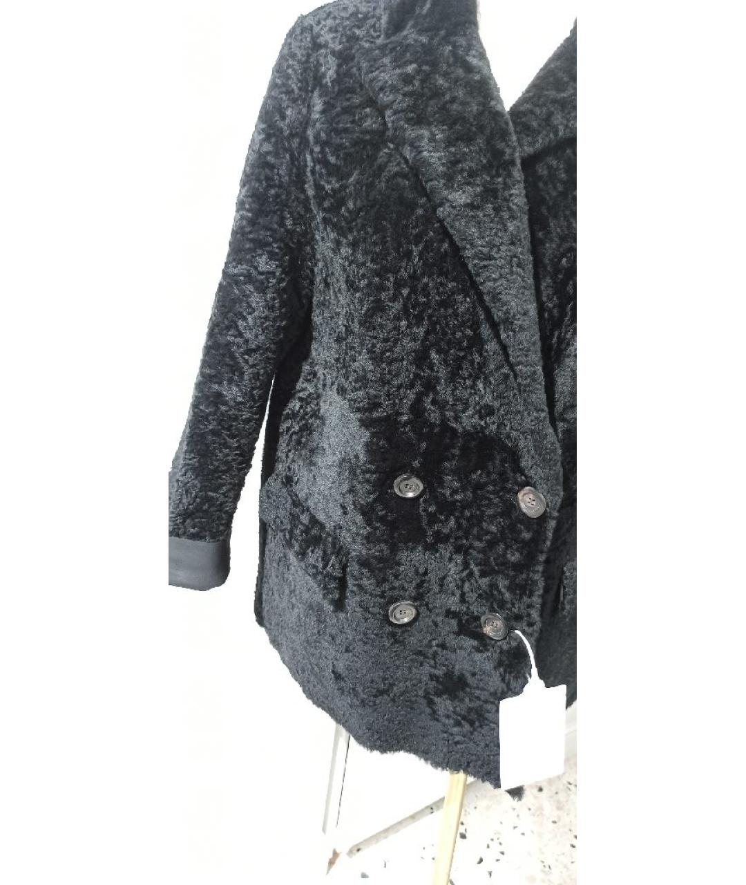 BLANCHA Черная дубленка, фото 7