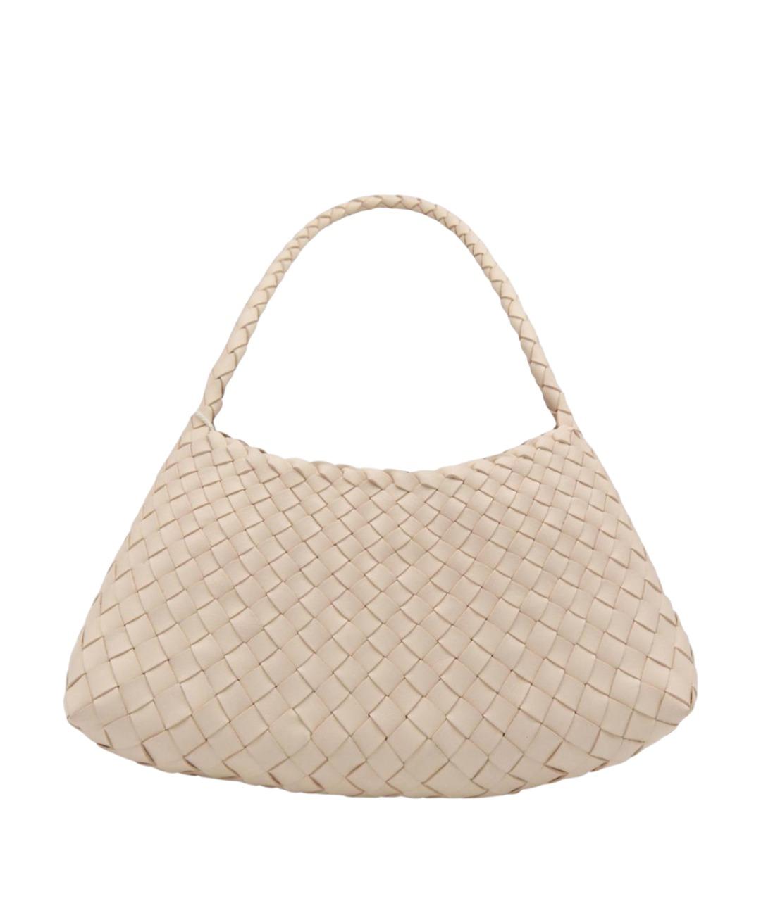 Dragon Diffusion Белая кожаная сумка тоут, фото 1