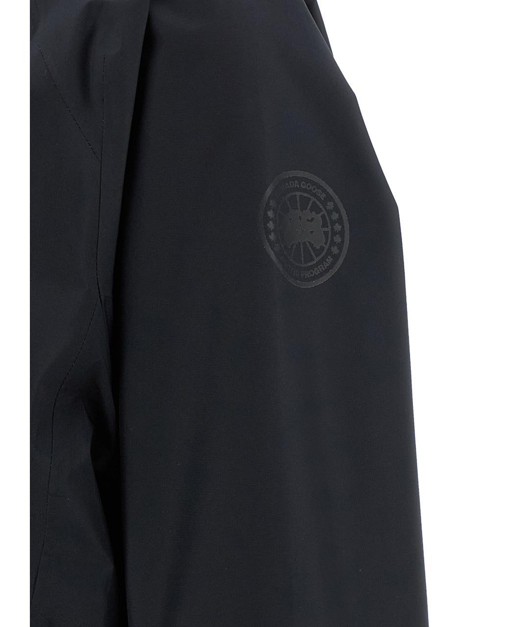 CANADA GOOSE Черная полиэстеровая куртка, фото 4