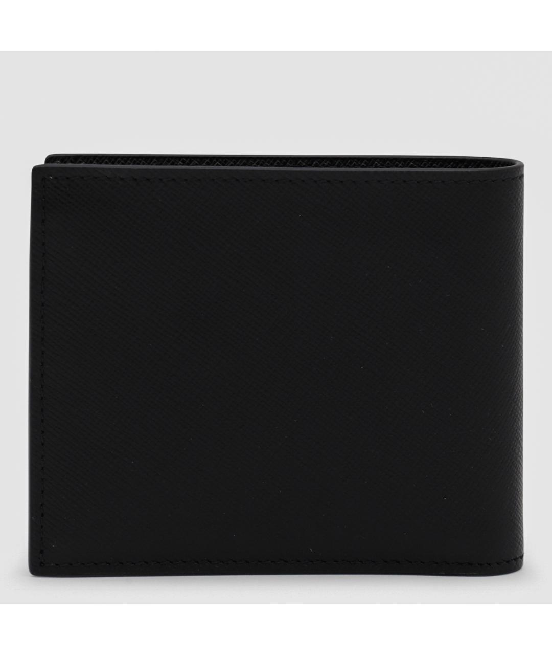 MONTBLANC Черный кожаный кошелек, фото 3