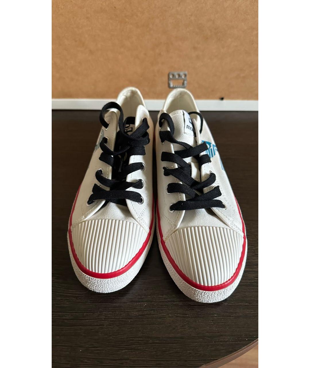 ISABEL MARANT Белые текстильные кеды, фото 5