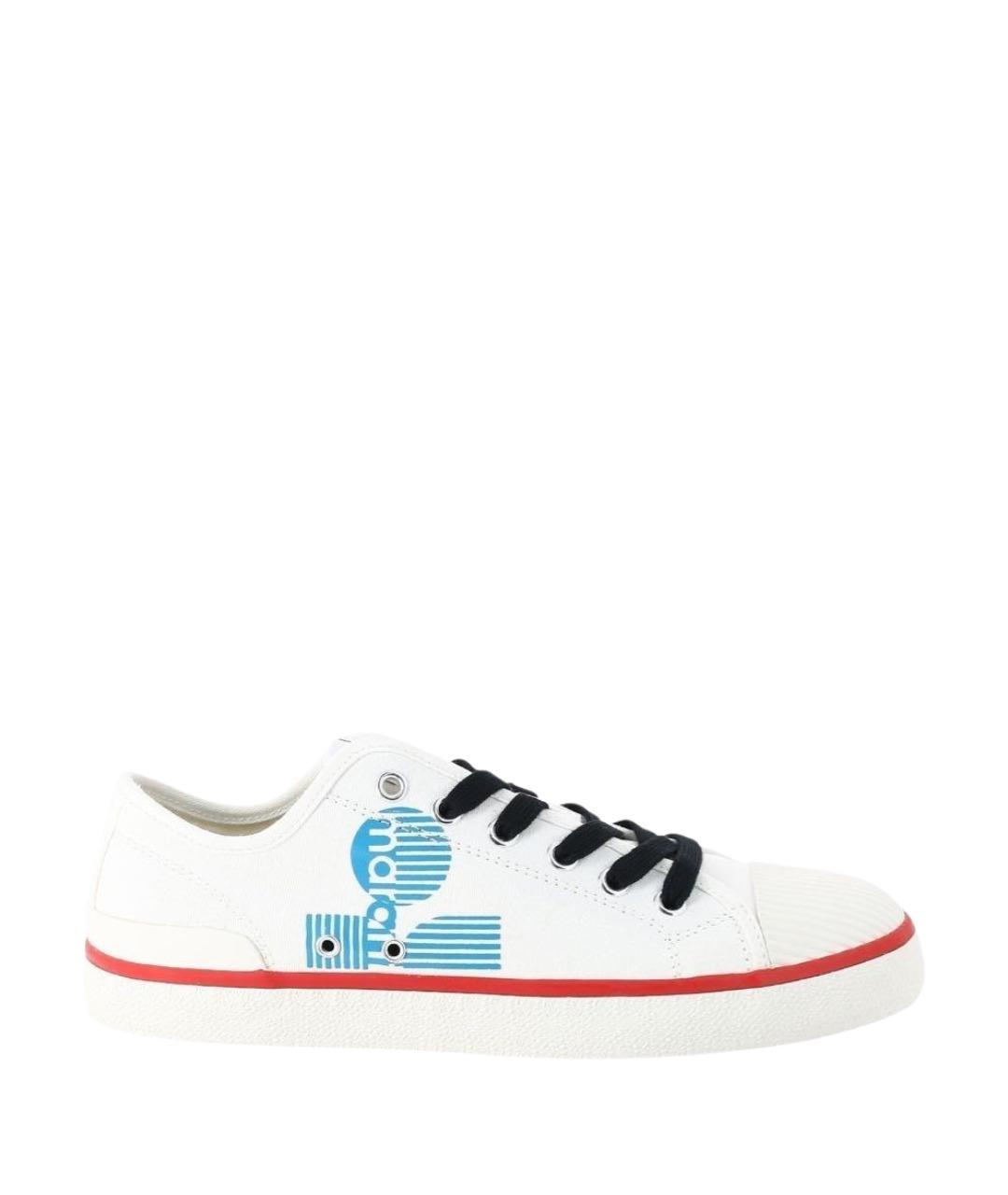 ISABEL MARANT Белые текстильные кеды, фото 1