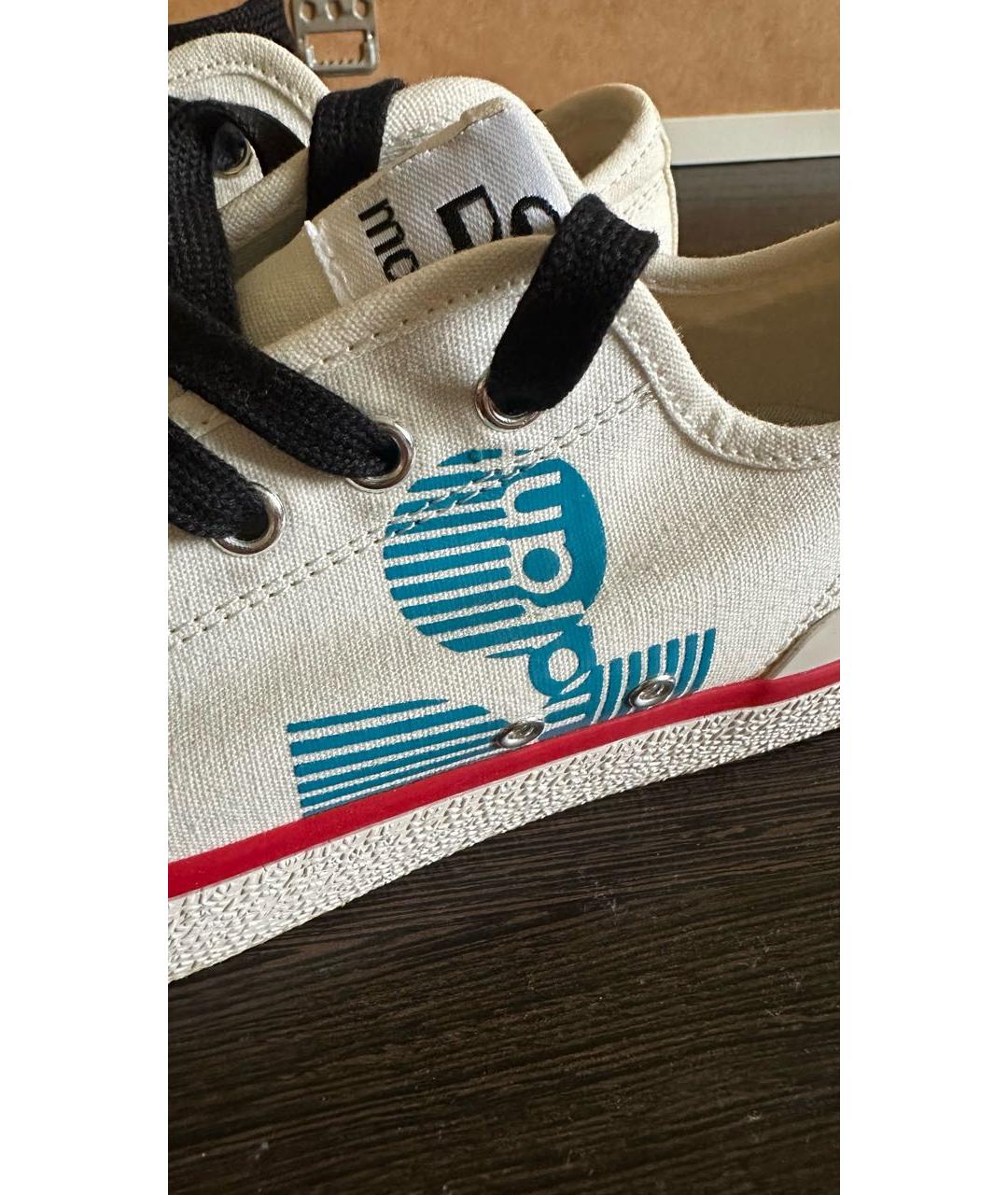 ISABEL MARANT Белые текстильные кеды, фото 4