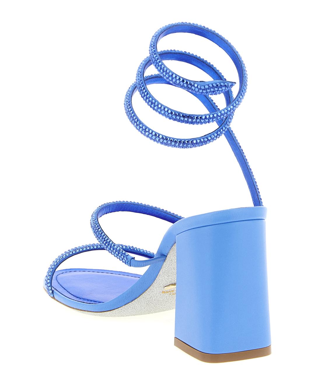 RENE CAOVILLA Синие босоножки, фото 3