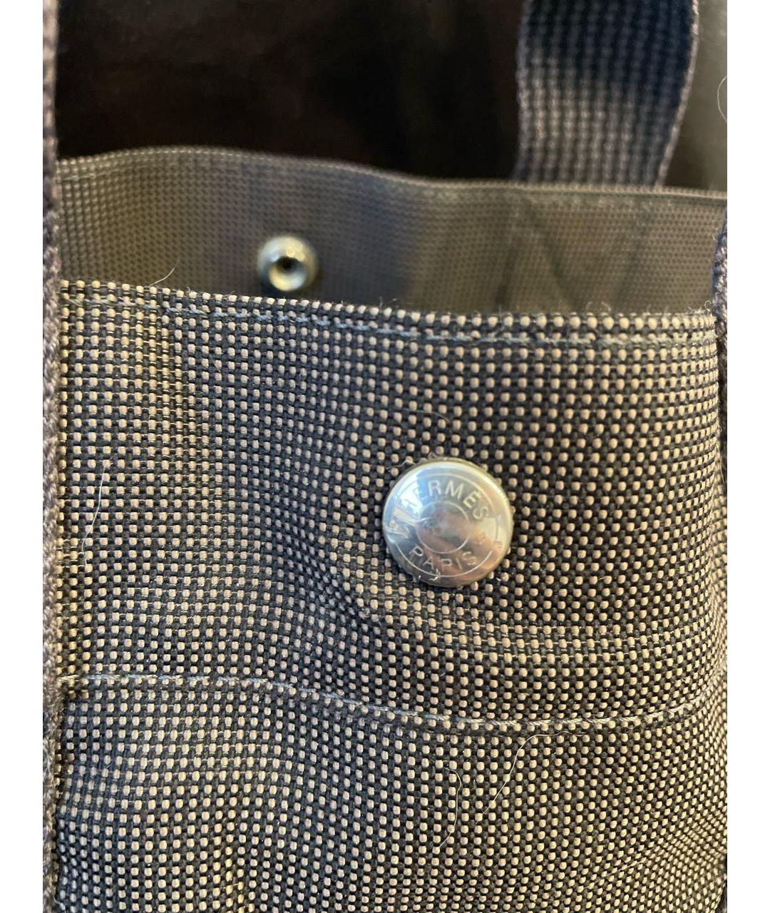 HERMES Серая сумка с короткими ручками, фото 4