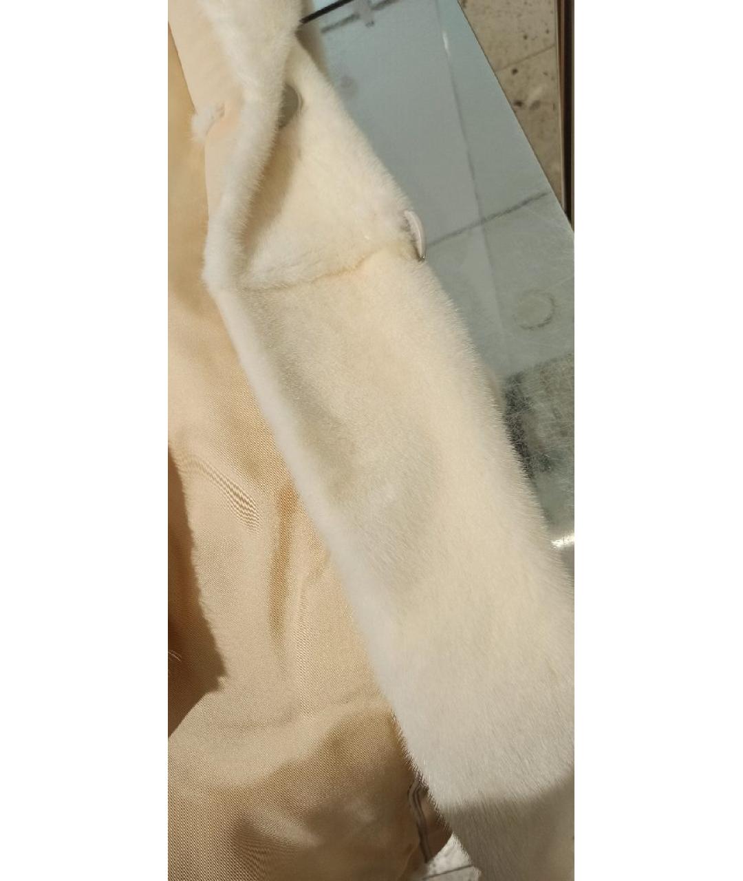 YVES SALOMON Белая шуба, фото 6