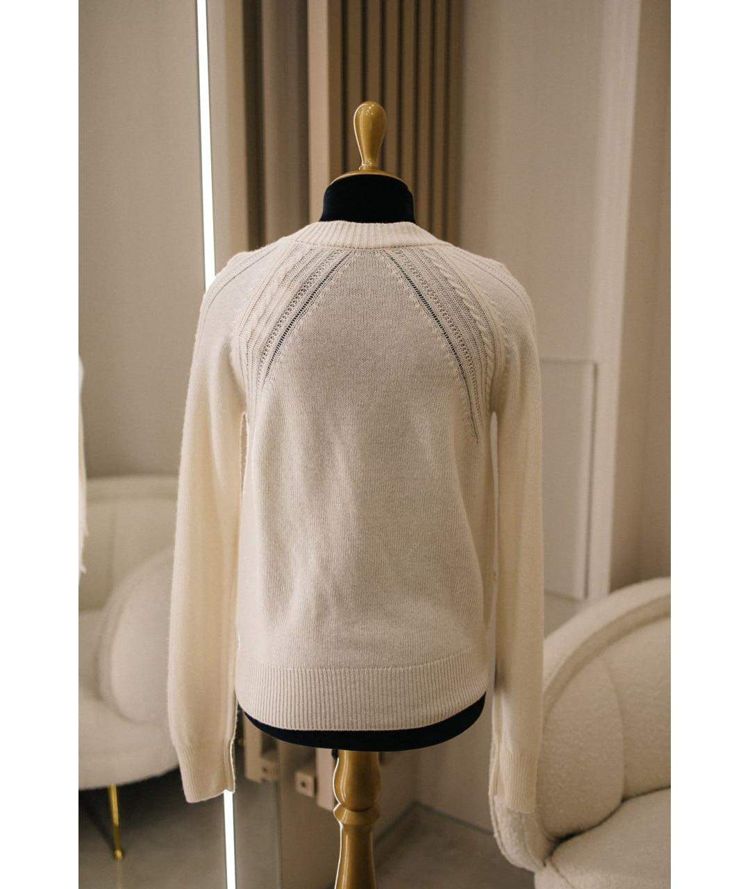 ERMANNO SCERVINO Белый шерстяной кардиган, фото 2